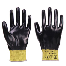 Wholesale 15 Gauge Polyester Nylon Waterproof Fully Nitile Work Gloves For Brazil Peru